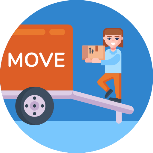 five flowers moving company logo